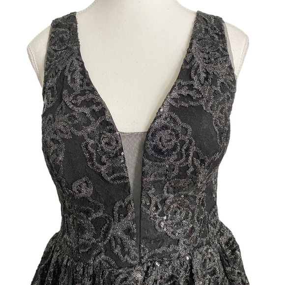 Gianni Bini Fit and Flair Mini Cocktail Junior Dress - Picture 3 of 16